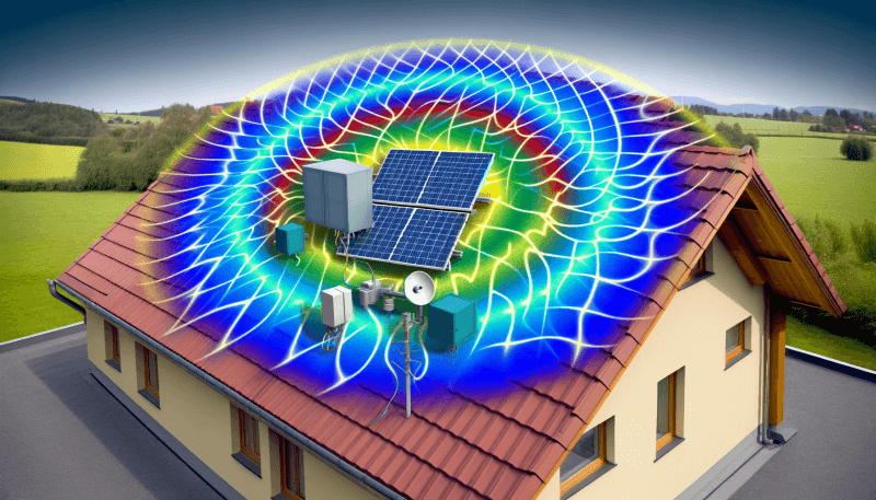 Elektrosmog bei Photovoltaikanlagen am Dach