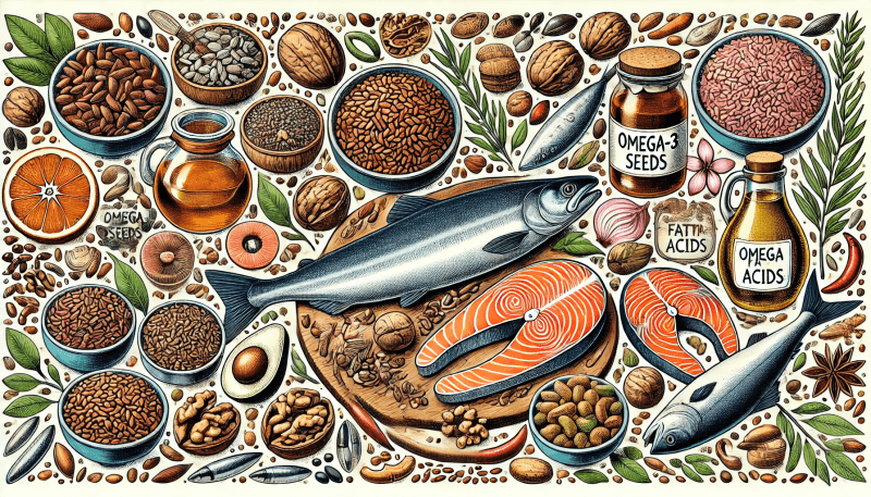 Visualisierung von Omega-3-haltigen Lebensmitteln 