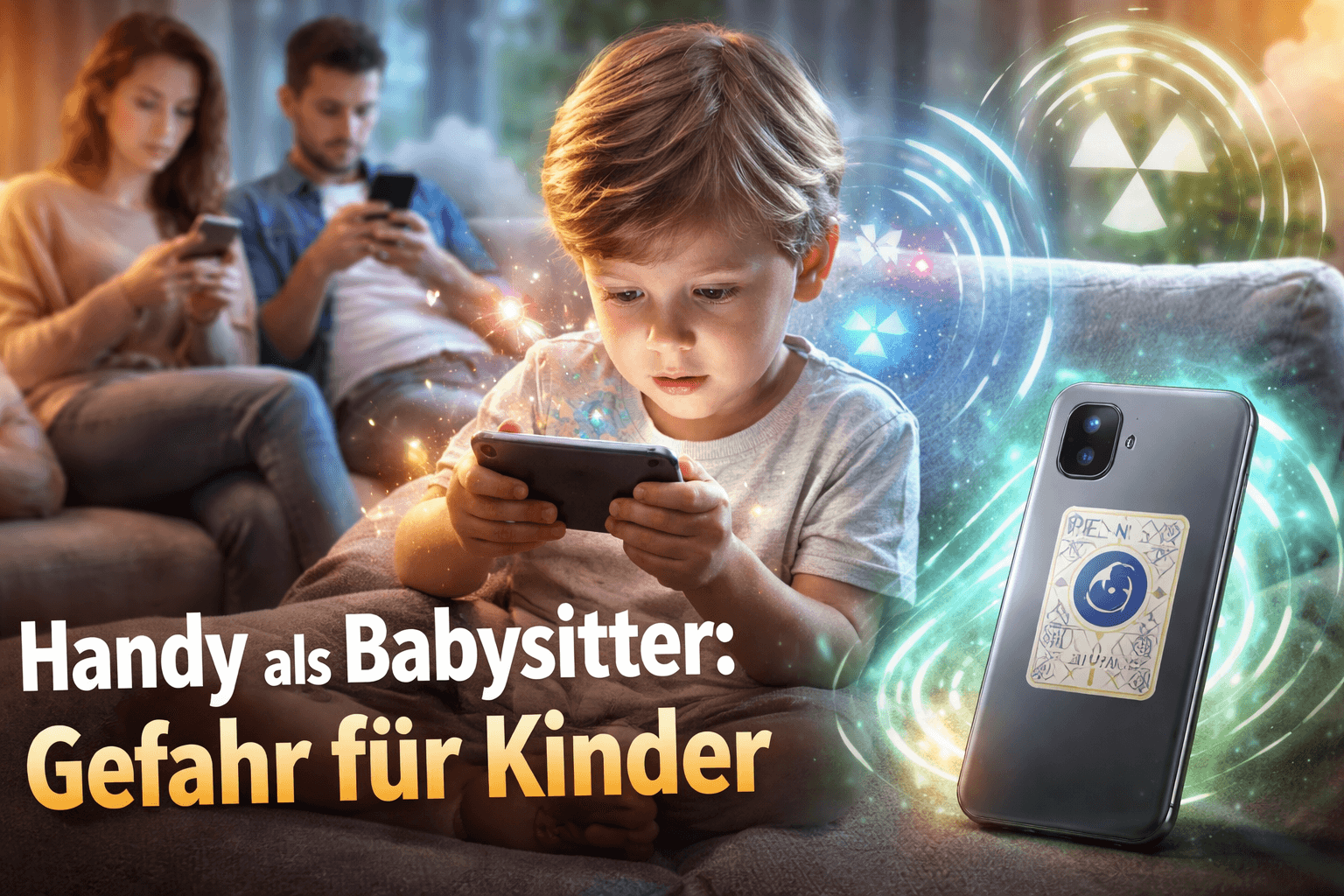 Digitaler Babysitter Pen Yang Handy Sticker