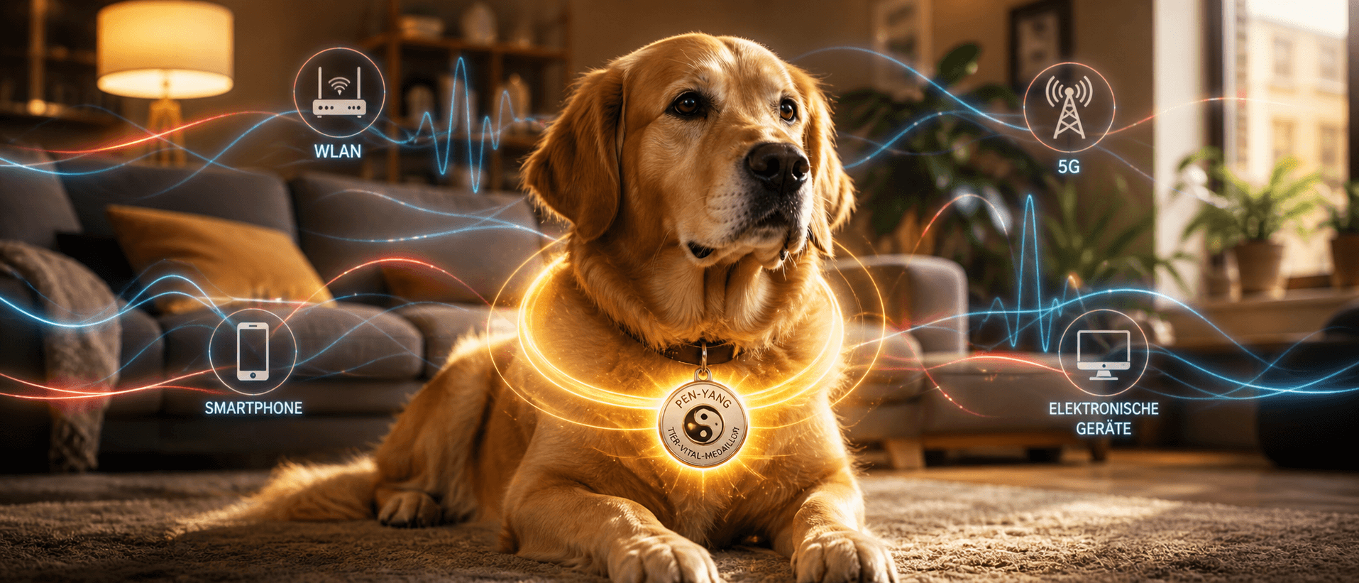 Tiere Elektrosmog Pen Yang Tier Medaillon